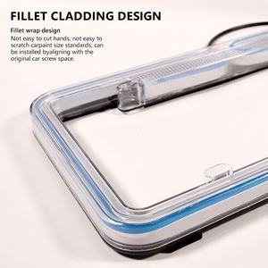 Marco de Plástico Acrílico Universal para Matrícula con 60 Luces LED de 12V en 5 Colores - Product Image 2