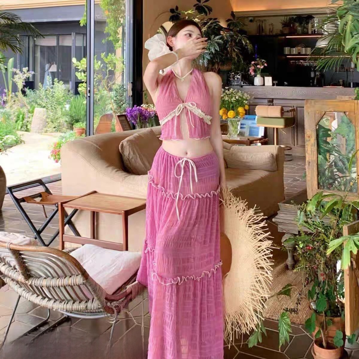 Long Length Swim Dress - Boho Tie Dye Cover Up 2025 Long Length Swim Dress - Boho Tie Dye Cover Up 2025