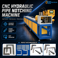 Machine à découper en V les tubes carrés en cuivre, fer, aluminium et acier inoxydable CNC hydraulique de Chine