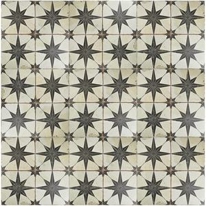 도매 오래된 세계 빈티지 스타일 장식 Azulejos 도자기 모로코 쪽모이 세공 별 세라믹 타일 바닥 300 타일 - Product Image 1