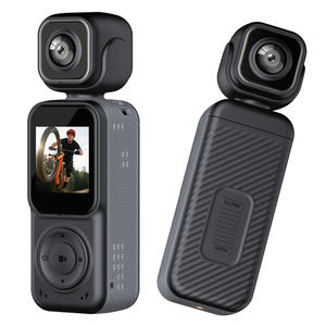 Caméra d'action sportive 4K à double objectif portable avec angle de 150 degrés, rotation de 180 degrés, écran de 1.5 pouces, zoom 8X, WIFI, avec vision nocturne - Product Image 1