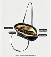 Sac fourre-tout en cuir véritable au design classique haut de gamme personnalisable, grand sac à main de luxe pour femmes, sac à bandoulière décontracté