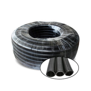 Ống nhựa các nhà sản xuất linh hoạt Đen sóng <span class=keywords><strong>Pe</strong></span>/<span class=keywords><strong>PP</strong></span>/PPS Chất liệu cán ống nhựa cho hệ thống thoát nước - Product Image 3