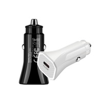Chargeur de voiture USB-C PD 20W rapide d'origine pour Apple iPhone 11 12 13 Pro Max Mini X XR XS Max Adaptateur d'origine avec câble USB C de 1 m
