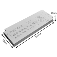 Variateur LED 60W 72W 12V 5A 24V 3A pour armoire, driver LED pour éclairage d'armoire, alimentation pour armoire
