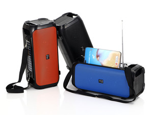 Loa Có Bluetooth USB TF Card FM 1 + 1 Couplet Gọi Rảnh Tay Dây Đeo Ăng-ten Ngoài Bảng Điều Khiển Năng Lượng Mặt Trời Giắc Cắm Micro - Product Image 3