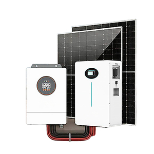 Système d'énergie solaire domestique complet de 16 kWh avec panneaux en silicium monocristallin, contrôleur MPPT, batterie LifePO4, onduleur solaire - Product Image 1