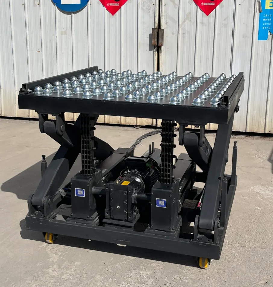 2024 New Type High Operation Accuracy Rigid chain lifting platform