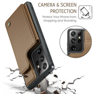 <span class=keywords><strong>Coque</strong></span> de téléphone <span class=keywords><strong>Portable</strong></span> en cuir PU, étui de qualité d'usine pour <span class=keywords><strong>Samsung</strong></span> Galaxy S22 ultra - Product Image 5