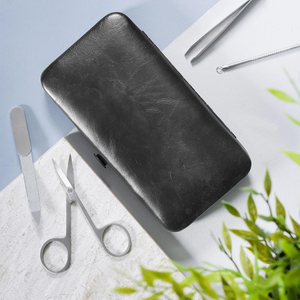 Nouveauté : Kit de manucure professionnel en acier inoxydable, logo personnalisé, outils pour ongles, ensemble de 12 pièces, en promotion. - Product Image 3