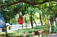 Lampes de jardin à LED à énergie solaire Ampoules d'éclairage extérieur suspendues économes en énergie