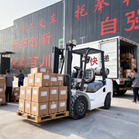 Chariot élévateur à fourche GPL de 3 tonnes avec moteur japonais, certifié CE, double alimentation propane, chariot élévateur contrepoids pour entrepôt
