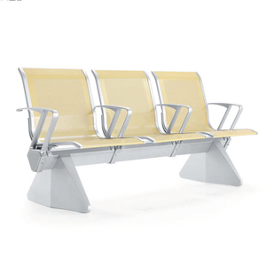 Chaise d'aéroport de haute qualité Tandem PU coussin 3-5 places salle d'attente chaises banc d'hôpital - Product Image 1