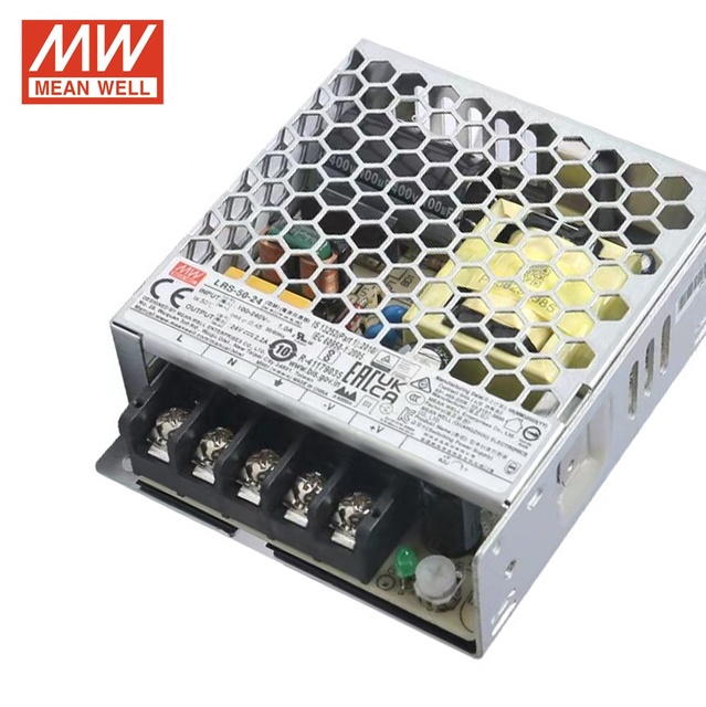 Sell Well Meanwell LRS-50-5 LRS-50-12 LRS-50-24 LRS-50-36 LRS-50-48 50w 12v 24v 5v Switching Power Supply in Stock