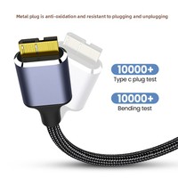 Nouveau câble adaptateur USB 3.1 Type-C vers Micro-B transfrontalier avec conducteurs en cuivre sans oxygène pour le transfert de données de disques durs