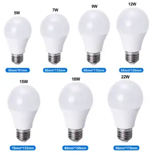 DVLIIL Free Sample 3w 5w 7w 9w 12w LED Bulb Lamp B22 E27 LED Light DC bulb 12v Led Energy Saving Bulb Lights