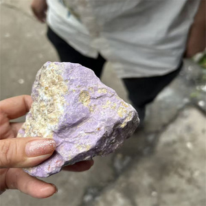 Pietre Grezze Naturali di Fosfosiderite <span class=keywords><strong>Viola</strong></span>, Grandi Dimensioni, per Decorazione - Product Image 6