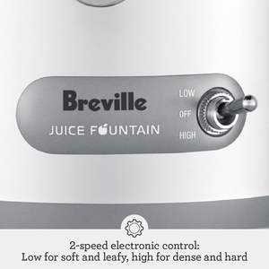 Fontaine à jus <span class=keywords><strong>Breville</strong></span> Plus JE98XL Argent Programmable Acier inoxydable Capacité 1,5 L Éjection automatique de la pulpe 10,1 livres - Product Image 4