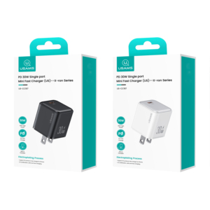 Usams cc187 siêu mini 30W PD USB C sạc cổng duy nhất di động Bộ sạc di động Adapter du lịch cắm - Product Image 5