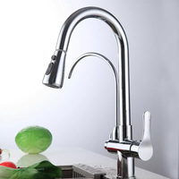 Robinet de cuisine moderne à douchette extractible à 360 rotation 3 en 1, filtre à eau, évier à trois voies, mitigeur chaud et froid, robinets de cuisine