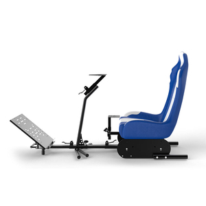 Silla de simulación de juegos ajustable personalizada de fábrica, <span class=keywords><strong>asiento</strong></span> de simulador de carreras de coches con soporte para <span class=keywords><strong>volante</strong></span> de juego - Product Image 3