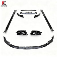 Kit aérodynamique de style MP KIETUNE, lèvre de pare-chocs avant, diffuseur arrière, jupe latérale, calandre pour BMW G80 M3 2023+, plastique ABS poli