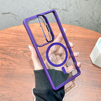 Funda Protectora Transparente con Soporte para Lentes para Samsung Galaxy S26 S25 Ultra S24 Plus, Carcasa Antigolpes S23, Venta al Por Mayor