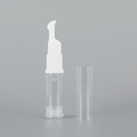 Bouteilles à pompe sans air en plastique blanc transparent de haute qualité 5 ml 10 ml 12 ml 15 ml pour les soins des yeux