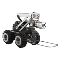 Robot de Inspección de Tuberías Witson HD con Cabezal de Cámara Dual y Rastreador, Video H.265, Resistente al Agua IP68