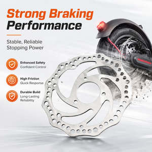 Disque de frein en acier inoxydable de 140 mm à 3 trous de 37 mm pour trottinettes électriques <span class=keywords><strong>Ninebot</strong></span> F20 F30 F40 <span class=keywords><strong>P65</strong></span> et Kugoo M4 ZERO - Product Image 4