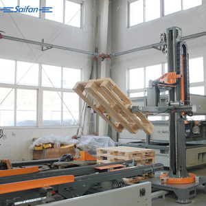 Machine à palettes en <span class=keywords><strong>bois</strong></span> Saifan, longueur 750-1300 mm, machine manuelle <span class=keywords><strong>de</strong></span> fabrication <span class=keywords><strong>de</strong></span> palettes avec certification CE Ios - Product Image 6