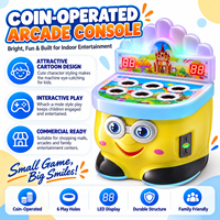 Console de jeu d'arcade commerciale pour enfants à monnayeur - Construction en plastique ABS et métal pour usage intérieur