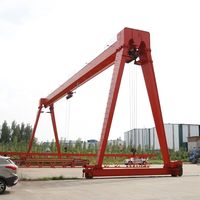 Grue à portique mobile à poutre unique de type monté sur rail 5 tonnes 6 tonnes 10 tonnes Grue à portique aérienne de levage en marbre