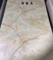 Panneau mural en PVC à revêtement UV imitation marbre, haute brillance, résistant à la décomposition, imperméable, facile à installer, sans formaldéhyde, flexible, résistant au feu