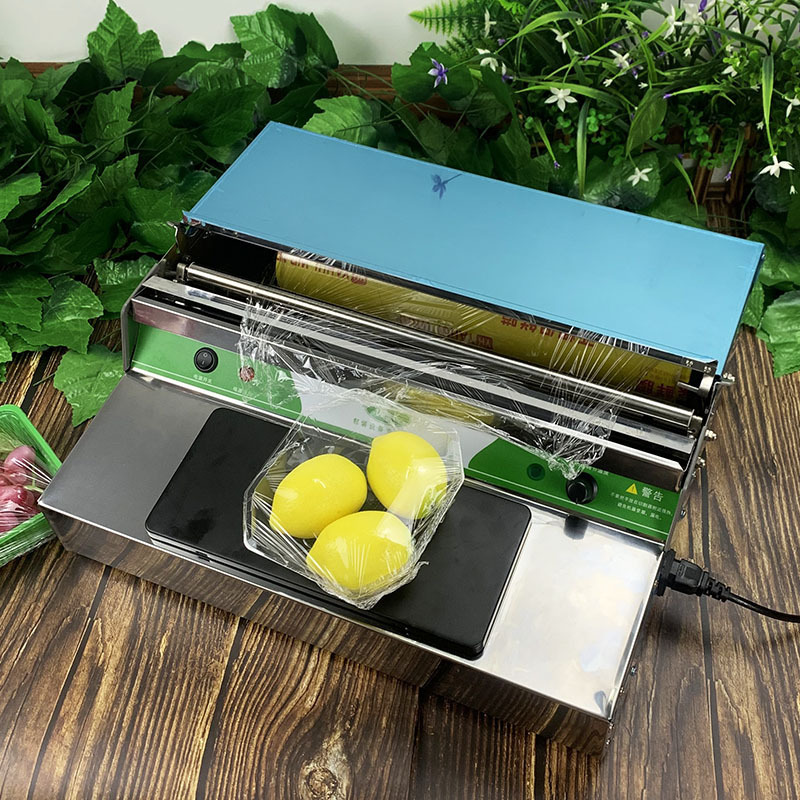 WRAPOK Frischhaltefolie 300 Mm X 300 M – Mit Spender & Cutter, Mikrowellengeeignet, Stark & Reißfest Für Catering Und Küche