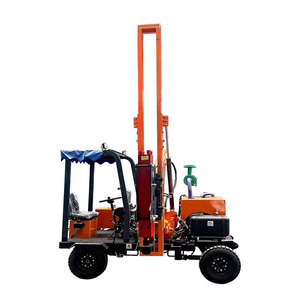 Thủy lực theo dõi đống lái xe ramming máy với TANDEM bánh bơm cho đường cao tốc hộ Lan Tôn sóng cài đặt - Product Image 3