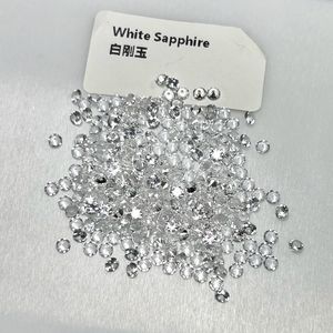 HQ אבני חן מעבדה נוצר לבן קורונדום ספיר 1-3mm יהלומי לחתוך סינטטי לבן ספיר מחיר לכל קרט - Product Image 3