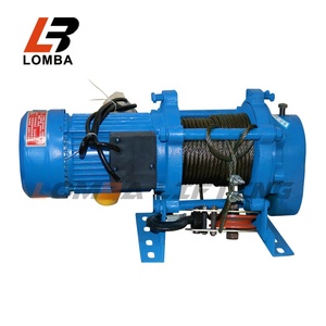 Cần cẩu di động dây điện dây tời tời với ròng rọc khối 220V 50Hz 500kg thép tùy chỉnh CE Cung cấp dầm thép - Product Image 2