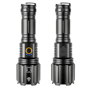 XHP70 Đèn pin lumen cao 1200lm Đèn pin Loại-C sạc hỗ trợ đầu ra Torch điện hiển thị Hỗ trợ đầu ra đèn pin - Product Image 1