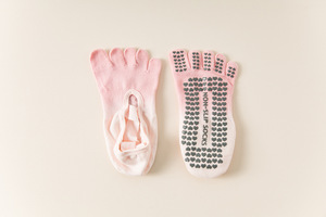 20254 verano Lulu profesional mujer gradiente Pilates calcetines cinco dedos Yoga calcetines de punto tobillo ejercicio equipo - Product Image 6