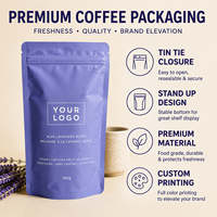 Sachet d'emballage personnalisé pour poudre protéinée avec fermeture éclair refermable, pochette verticale haute barrière pour compléments alimentaires