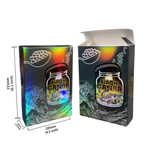 3.5g không thường xuyên hình dạng đặc biệt chết cắt túi Mylar dây kéo chết cắt túi Mylar với hộp - Product Image 6