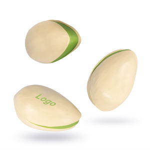 الفستق على شكل مخصص ، مضاد للإجهاد مع شعار مخصص - Product Image 1