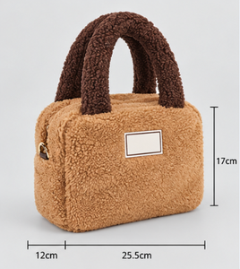 Bolso de Mano de Felpa con Diseño de Dibujos Animados para Mujer, Personalizado, con Cierre de Cremallera, Bolso de Moda para Guardar Monedas, Bolso de Muñeca, Bolso de Peluche - Product Image 3