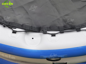 Hamac d'eau vert 4in1 2-pack piscines gonflables <span class=keywords><strong>haricot</strong></span> marin quai flottant jetée adultes bateaux à rames hamac chaise hamac - Product Image 6