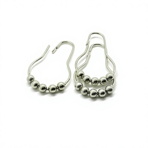 YIWANG, venta al por mayor, gancho de ducha de acero inoxidable, ganchos de anillo de cortina - Product Image 1
