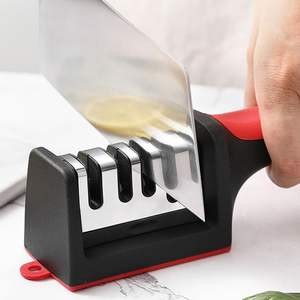 Meilleures ventes : Affûteur de couteaux et ciseaux détachable 3-en-1 pour cuisine, en céramique, tungstène et acier inoxydable, avec 4 et 3 niveaux d'affûtage - Product Image 3