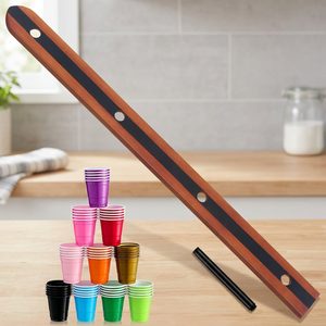 Juego de apilar vasos de madera, juego de beber, pirámide de vasos para fiestas, juego de equilibrio para bar - Product Image 4
