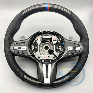 Volante Deportivo Personalizado Serie <span class=keywords><strong>G</strong></span> con Calefacción, LED y Fibra de Carbono para BMW G20 330i X3 G01 540i G30 M550i X5 G05 G80 M3 G82 M4 M240i G42 Lci - Product Image 5