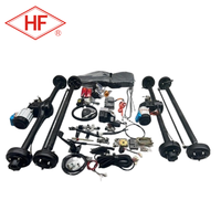 EV CAN AGV Véhicule autonome télécommandé Chariot de golf touristique Kit de conversion pour voiture à manger Suspension 5000W Essieu avant arrière